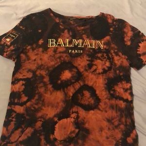 Balmain Paris Tie Dye T-shirt